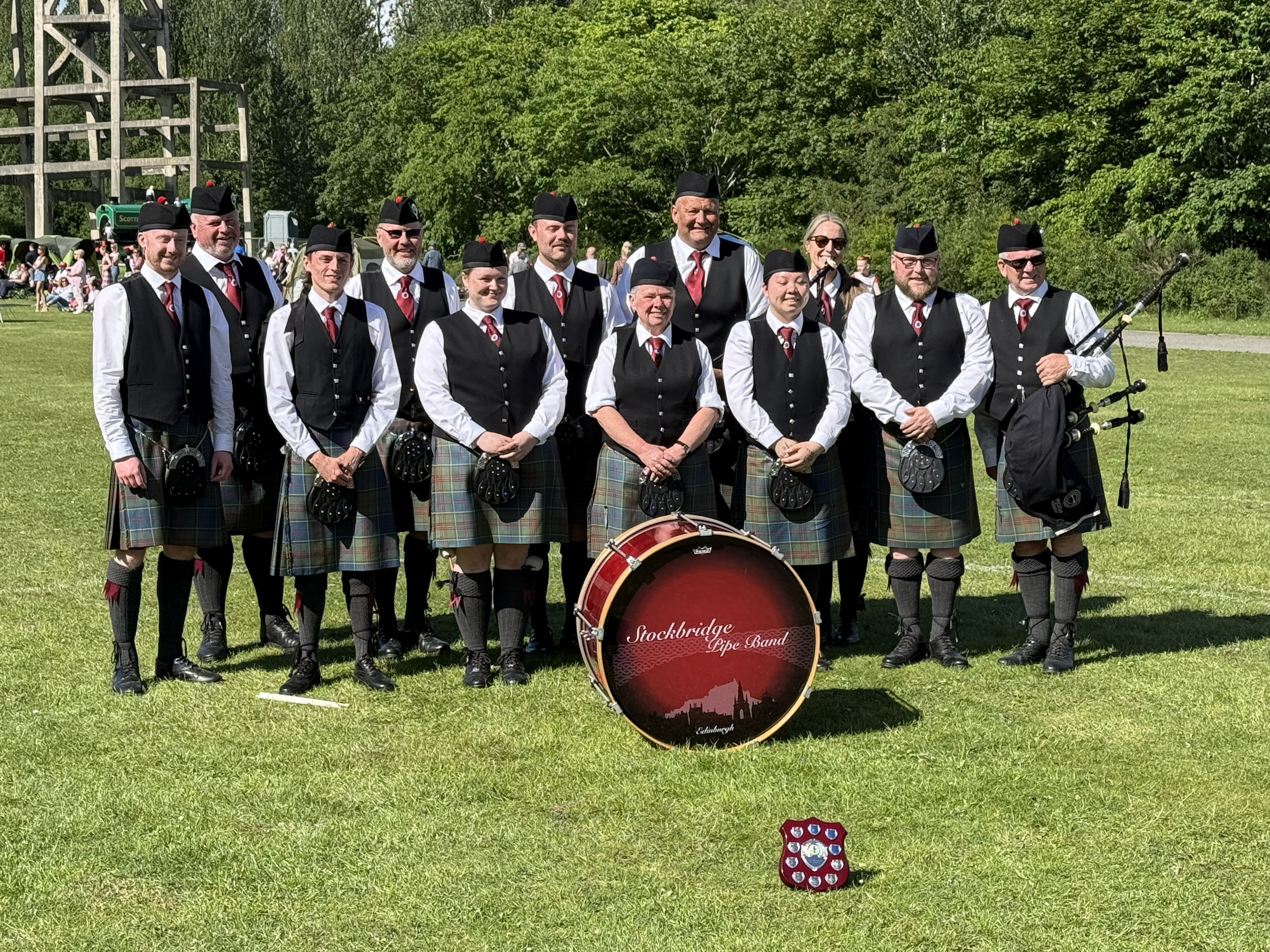 Grade 4B Pipe Band winning at Benarty 2026